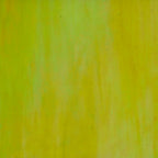 Glass Sheet Mixed Colors Streaky w/ Yellow/Green/White and Iridescent Finish
