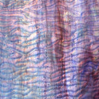 Rippled Glass Sheet Purple Streaky w/ Multi Colors and Iridescent Finish
