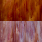 Glass Sheet Red Steaky w/ Multi Colors