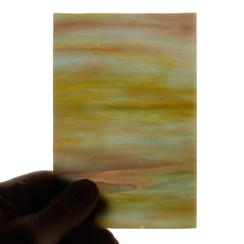 Glass Sheet Browns & Mixed Colors Streaky w/ multi colors