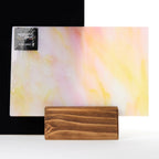 Glass Sheet White, clear & light pastel colors Streaky w/ multi colors