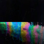 Glass Sheet Blue with Iridescent Finish