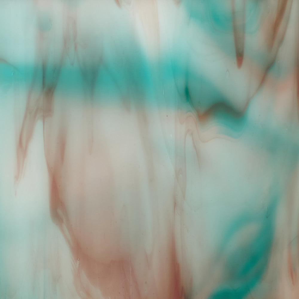 Glass Sheet Mixed Colors Streaky w/ multi colors