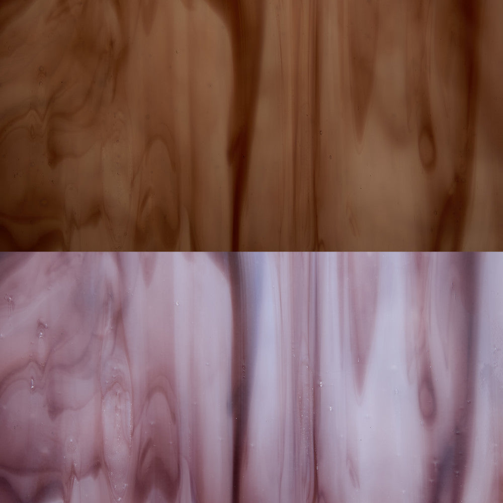 Glass Sheet Pink/Purple Streaky w/ Multi Colors
