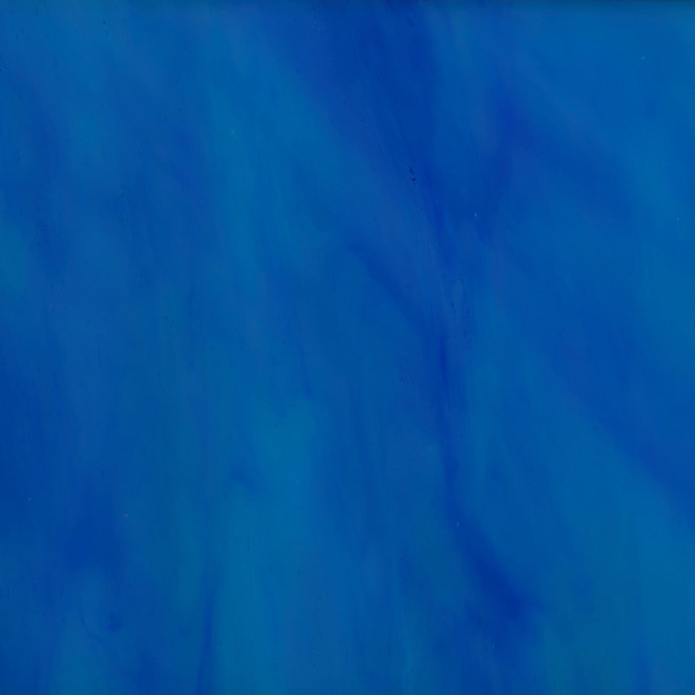Glass Sheet Blue Streaky w/ multi color