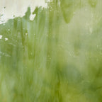 Glass Sheet Green Streaky w/ multi colors
