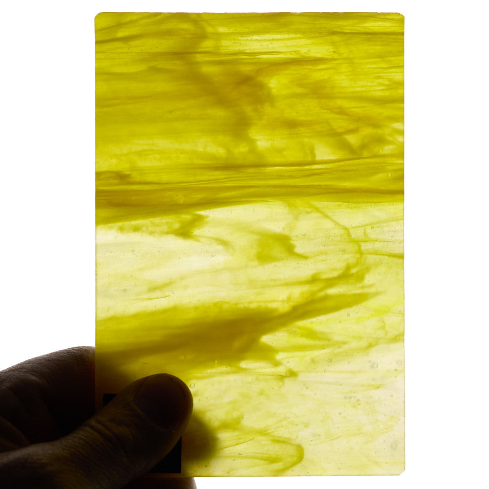 Glass Sheet Yellow Streaky