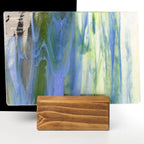 Glass Sheet Mixed Colors Streaky w/ Multi Colors