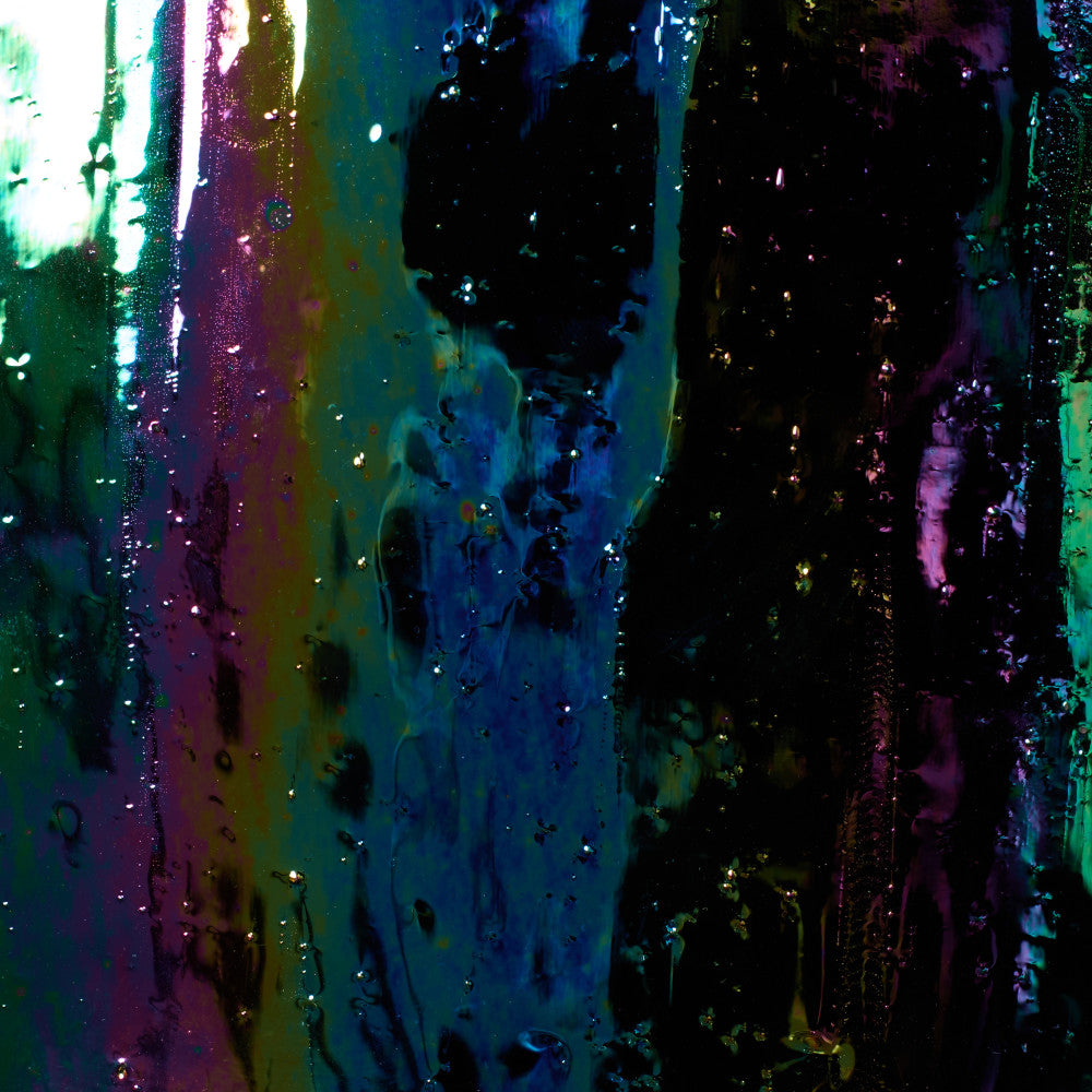Glass Sheet Blue with Iridescent Finish