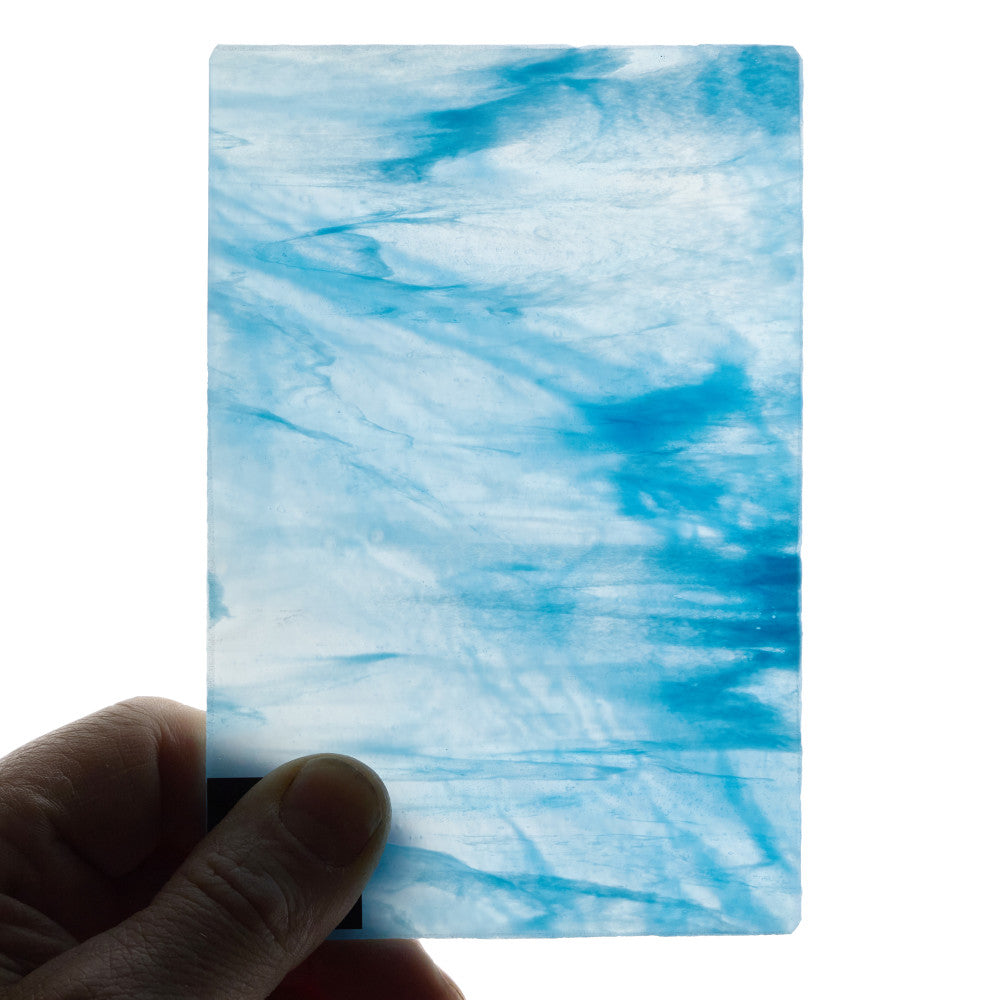 Glass Sheet Blue Iridescent