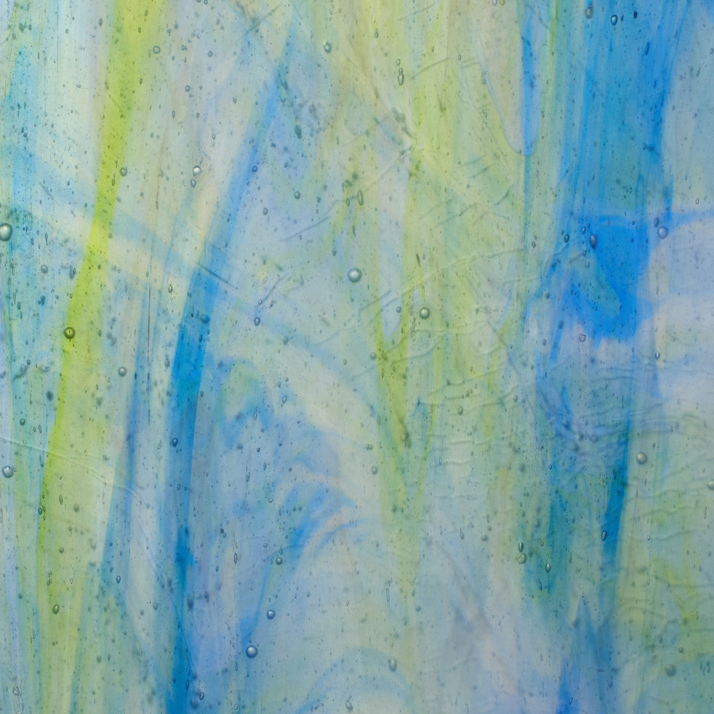 Glass Sheet Mixed Colors Streaky w/ multi colors