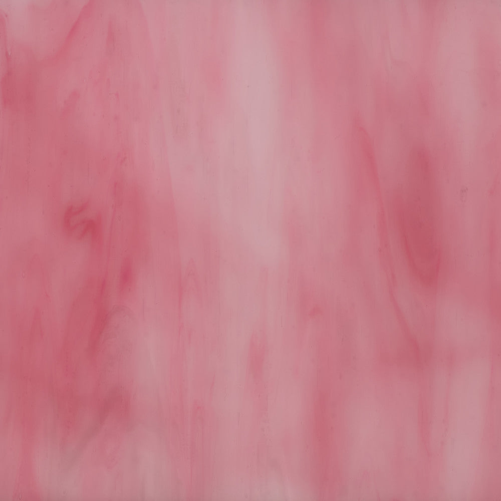 Glass Sheet Pink and White Streaky