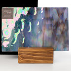 Glass Sheet Mixed Colors Streaky w/ Multi Colors and Iridescent Finish