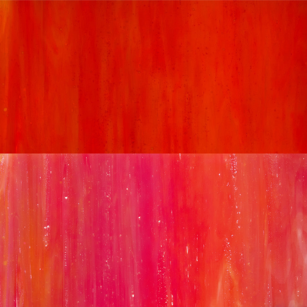 Glass Sheet Red Iridescent quality