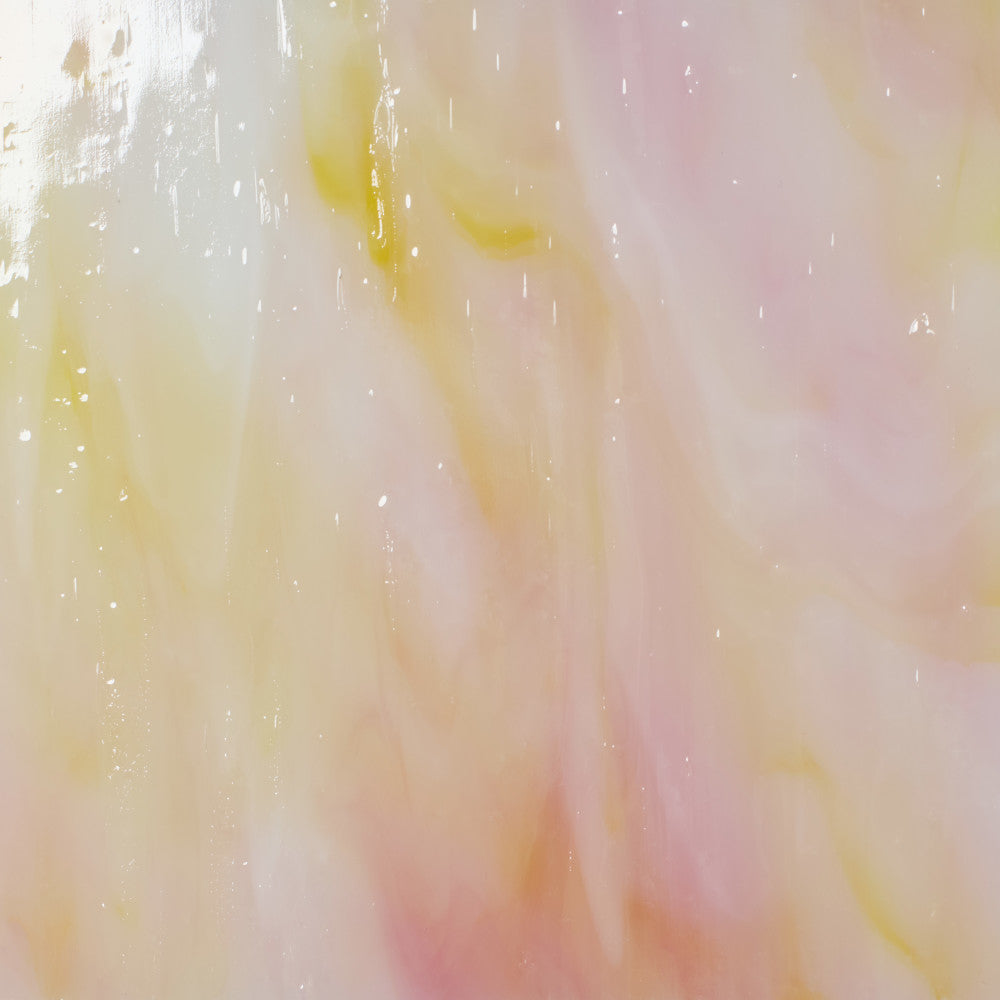 Glass Sheet White, clear & light pastel colors Streaky w/ multi colors