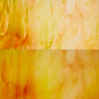 Glass Sheet Orange Streaky w/ multi colors