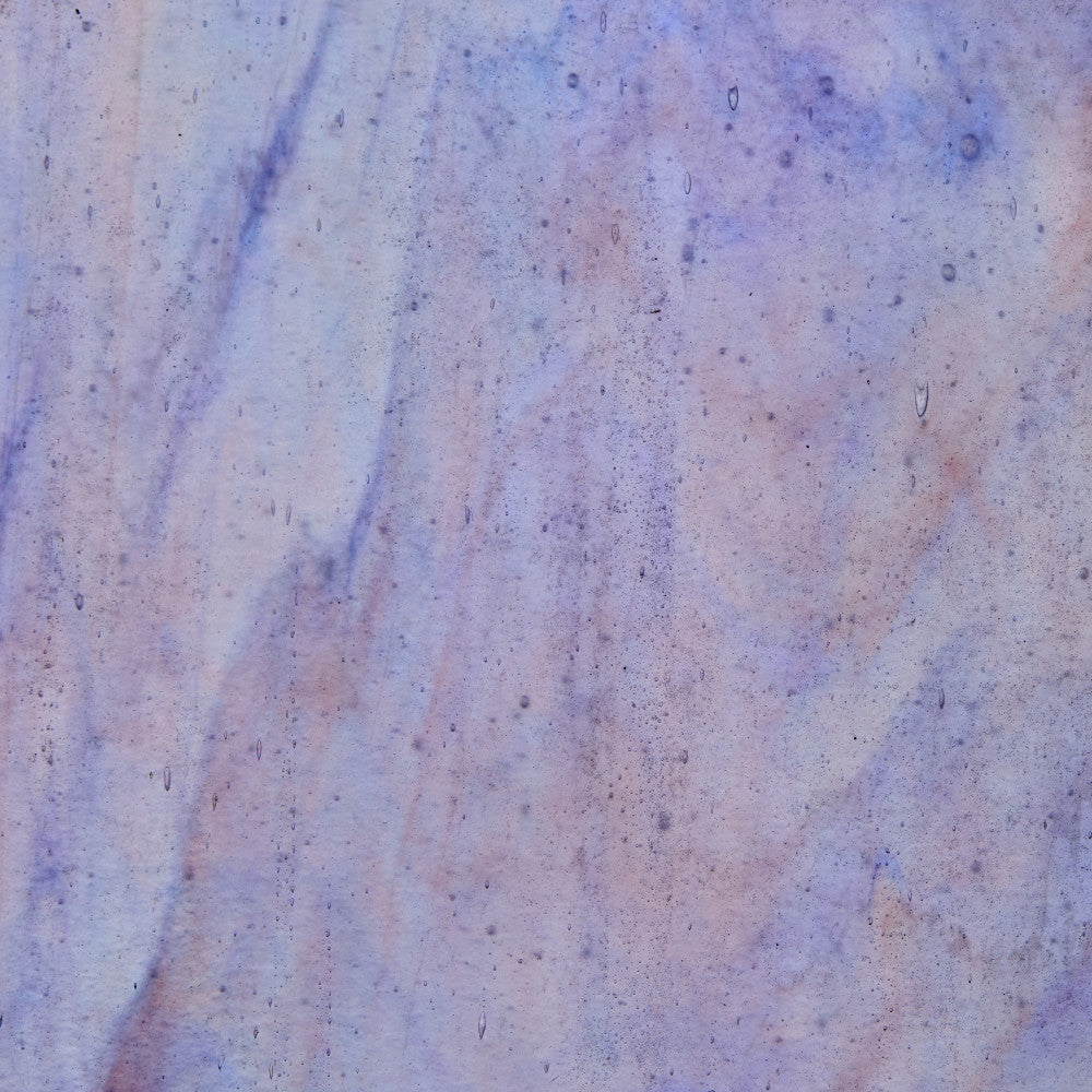 Glass Sheet Blue Streaky w/ Multi Colors and Iridescent Finish