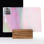 Glass Sheet White, clear & light pastel colors iridescent quality