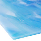 Glass Sheet Blue Streaky w/ multi color