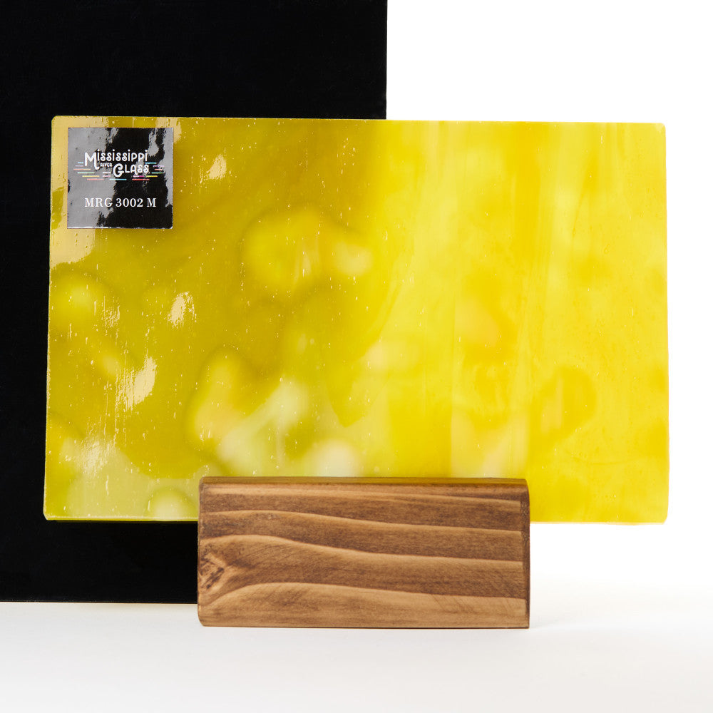 Glass Sheet Yellow Mottled