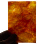 Rippled Glass Sheet Mixed Colors Streaky w/ Multi Colors