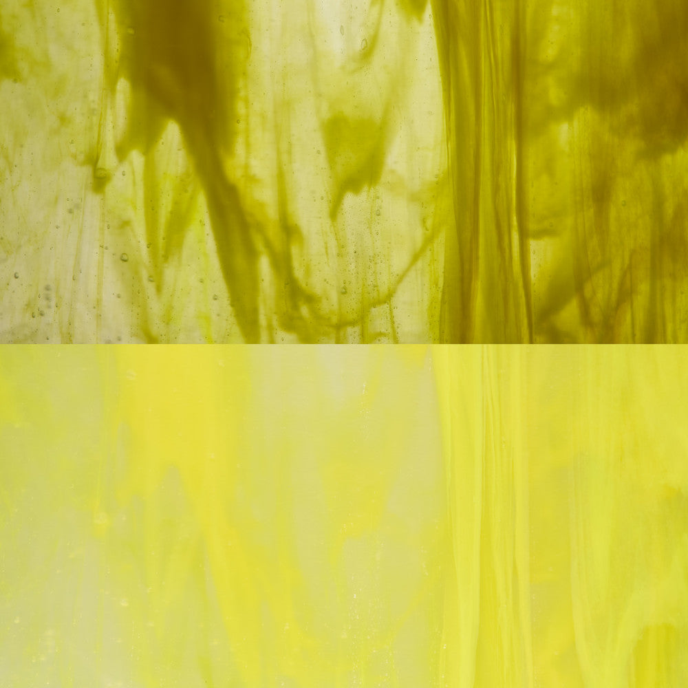 Glass Sheet Yellow Streaky