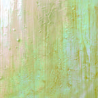 Glass Sheet Mixed Colors Streaky w/ Yellow/Green/White and Iridescent Finish