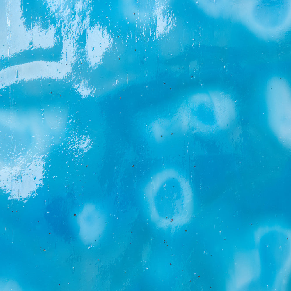 Glass Sheet Blue and White Mottled
