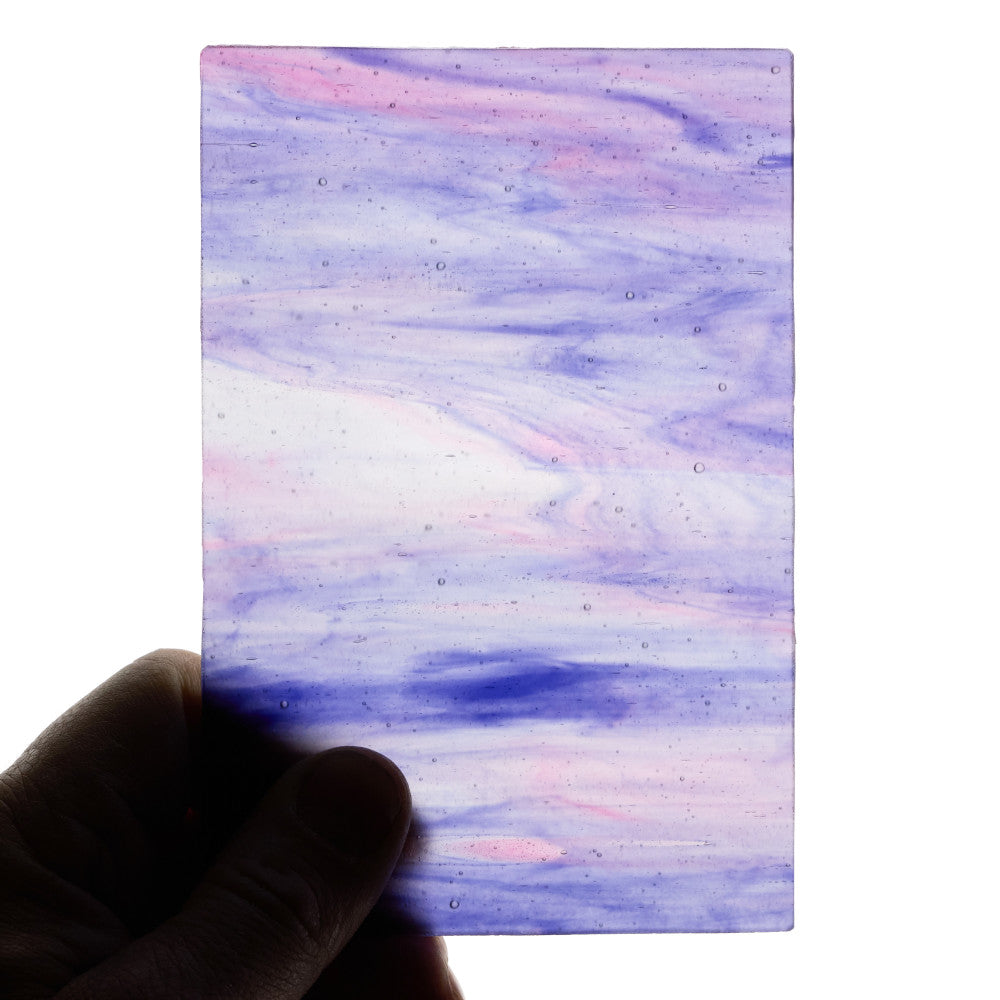 Glass Sheet Blue and Green Streaky