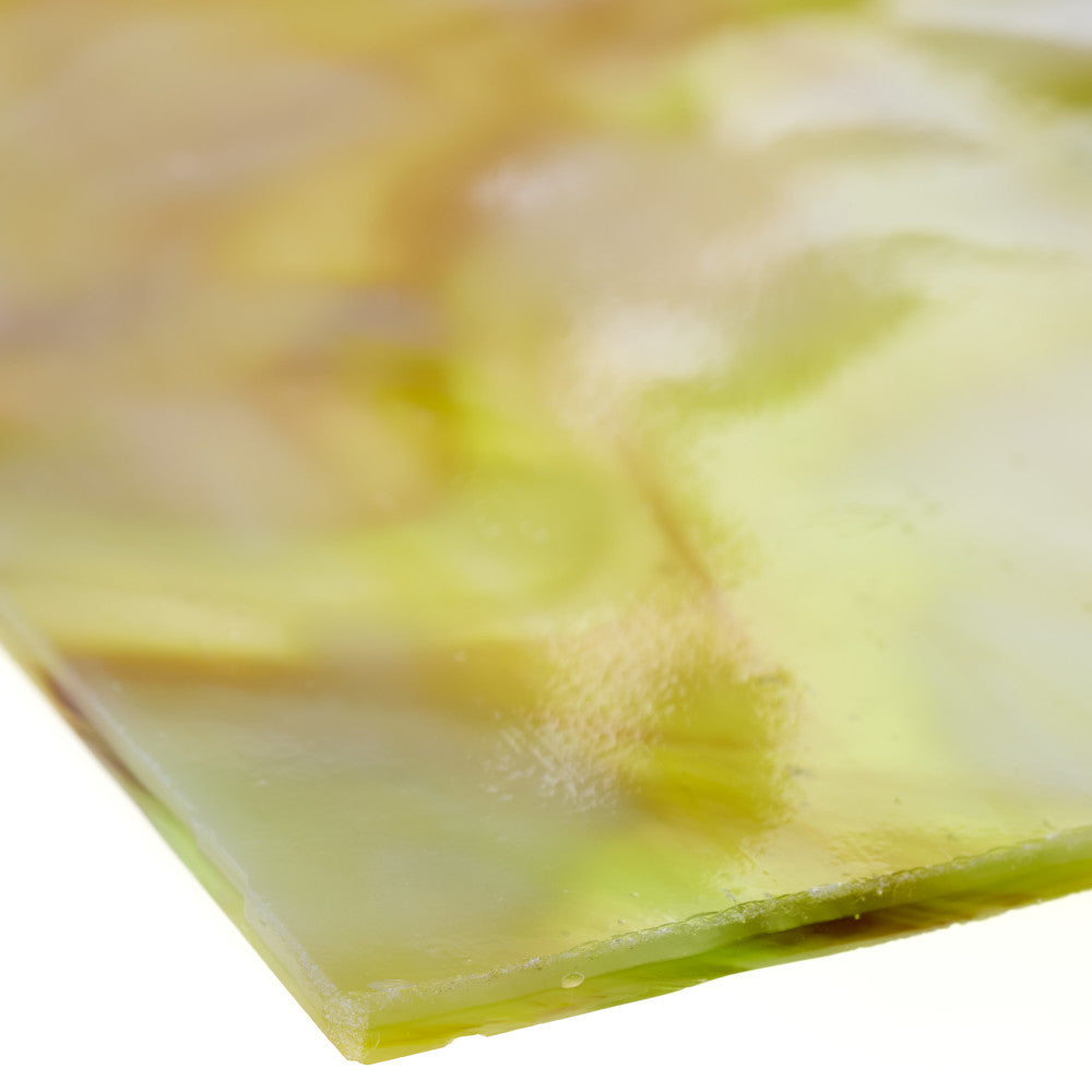 Glass Sheet Mixed Colors Mottled  w/ Yellow/White/Purple Streaky