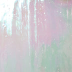 Glass Sheet White, clear & light pastel colors streaky w/ iridescent