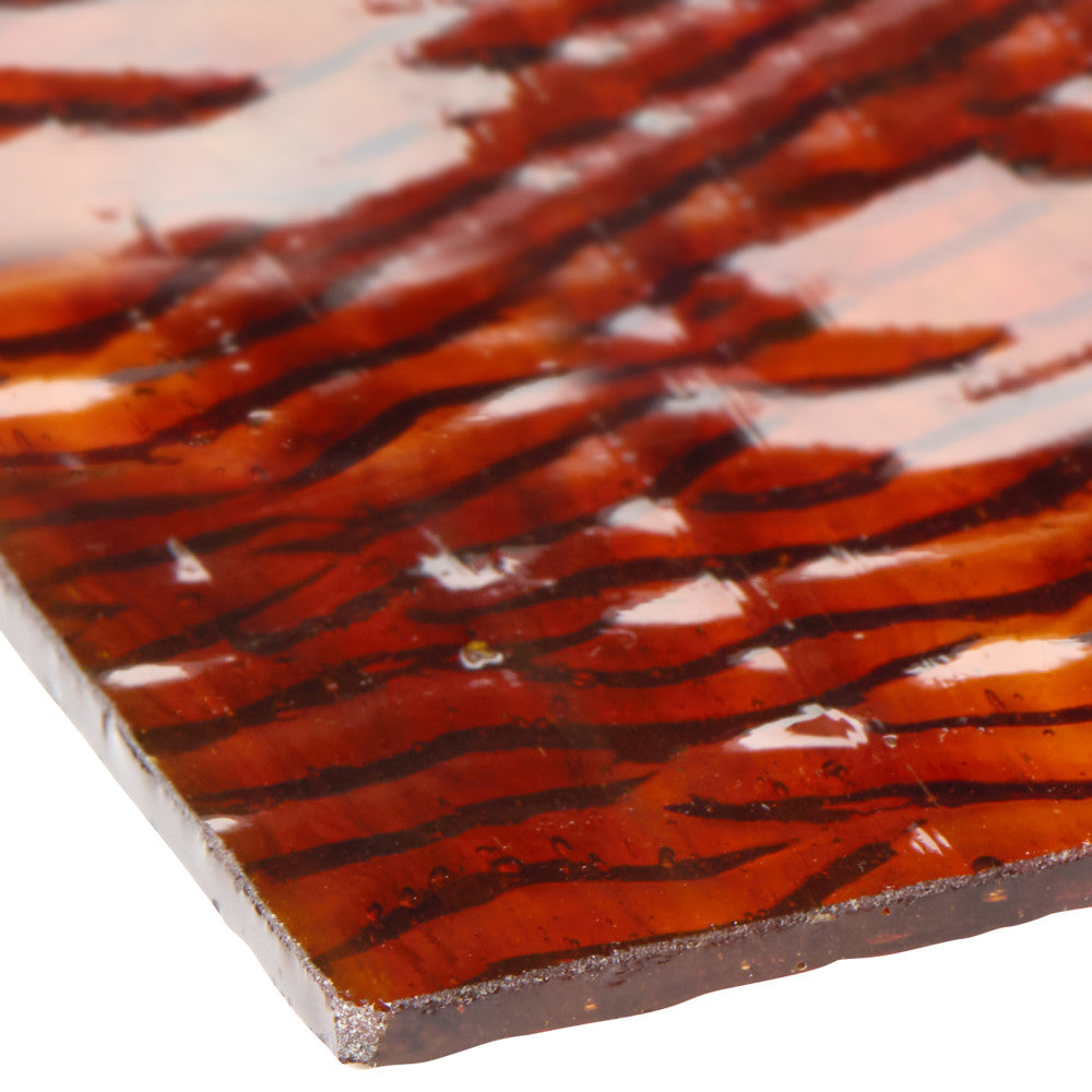 Glass Sheet Browns & Mixed Colors Ripple texture