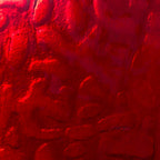 Glass Sheet Red with Flemish Texture