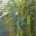 Rippled Glass Sheet Mixed Colors Streaky w/ Multi Colors
