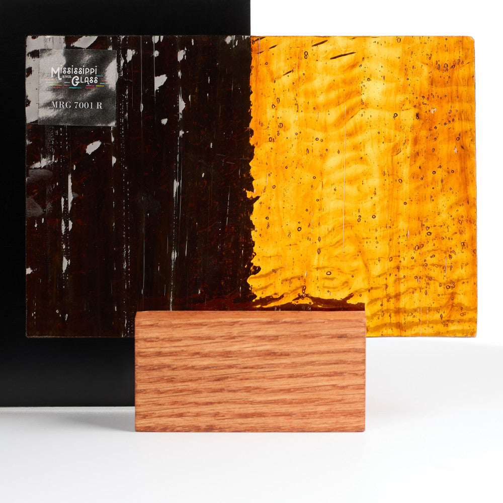 Glass Sheet Browns & Mixed Colors Ripple texture