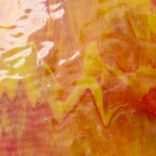 Rippled Glass Sheet Mixed Colors Streaky w/ Multi Colors