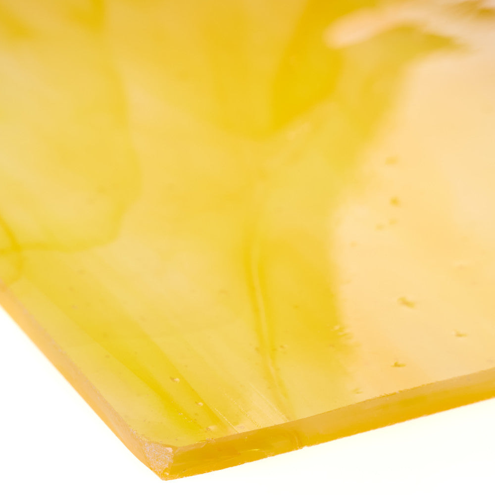 Glass Sheet Orange with Yellow Streaky