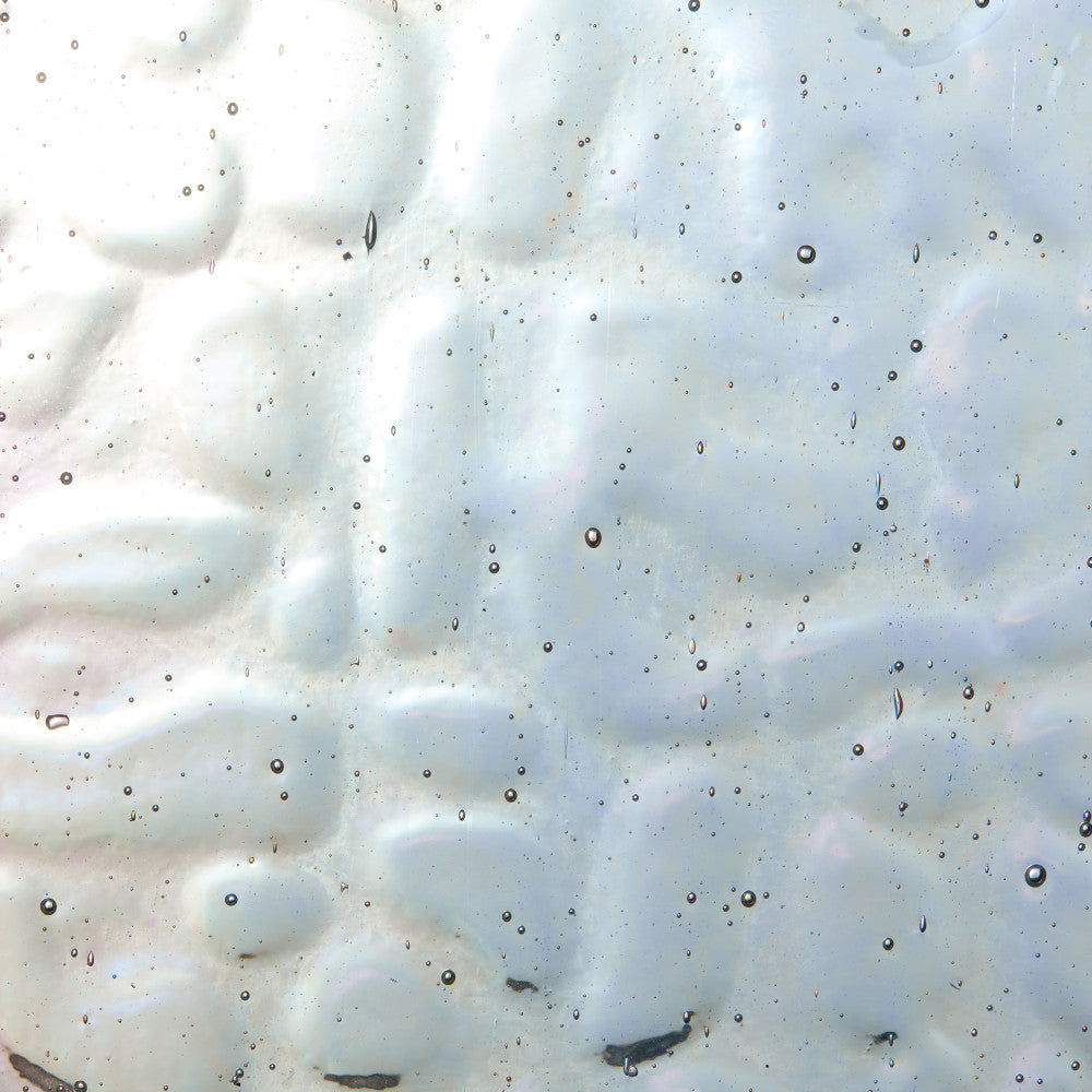 Iridescent Finish Glass Sheet Pastel Cathedral with Flemish Texture