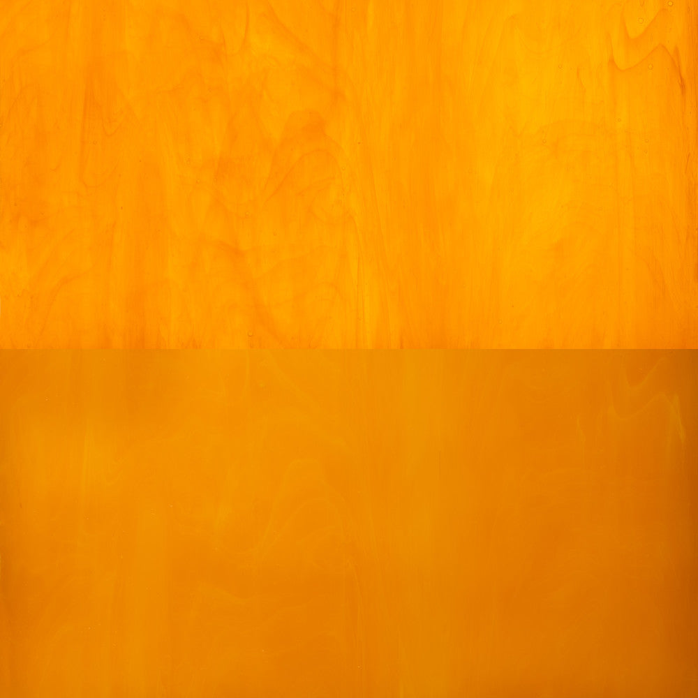 Glass Sheet Orange Cathedral (High Transparency & Clarity)