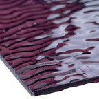 Rippled Glass Sheet Violet
