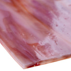 Glass Sheet Red Steaky w/ Multi Colors