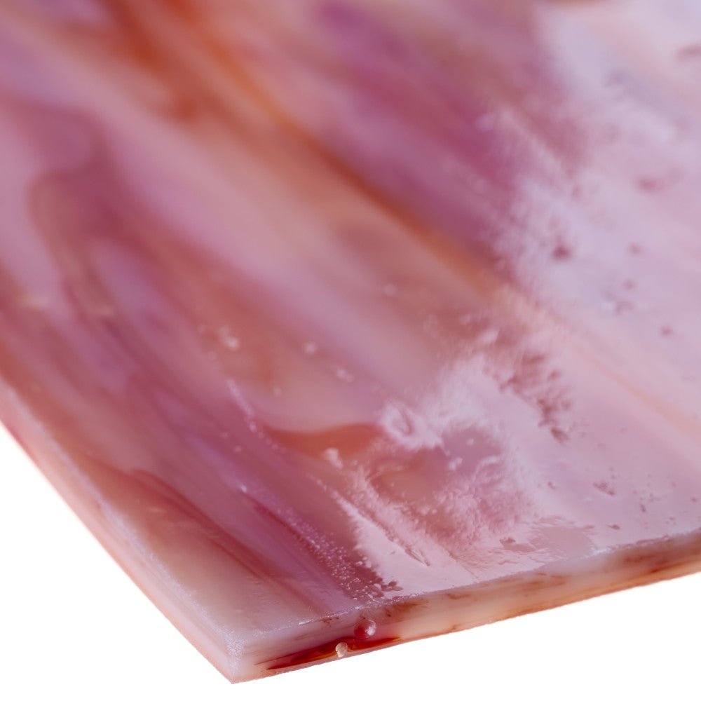 Glass Sheet Red Steaky w/ Multi Colors