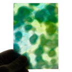 Glass Sheet Green Mottled with  Streaky