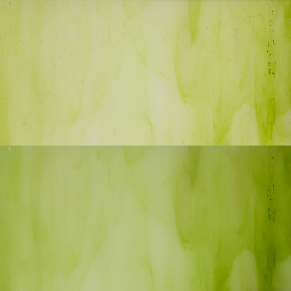 Glass Sheet Green with  Streaky
