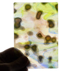 Glass Sheet Mixed Colors Mottled  w/ Purple/Yellow/Blue Streaky