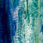 Rippled Glass Sheet Mixed Colors Streaky w/ Multi Colors