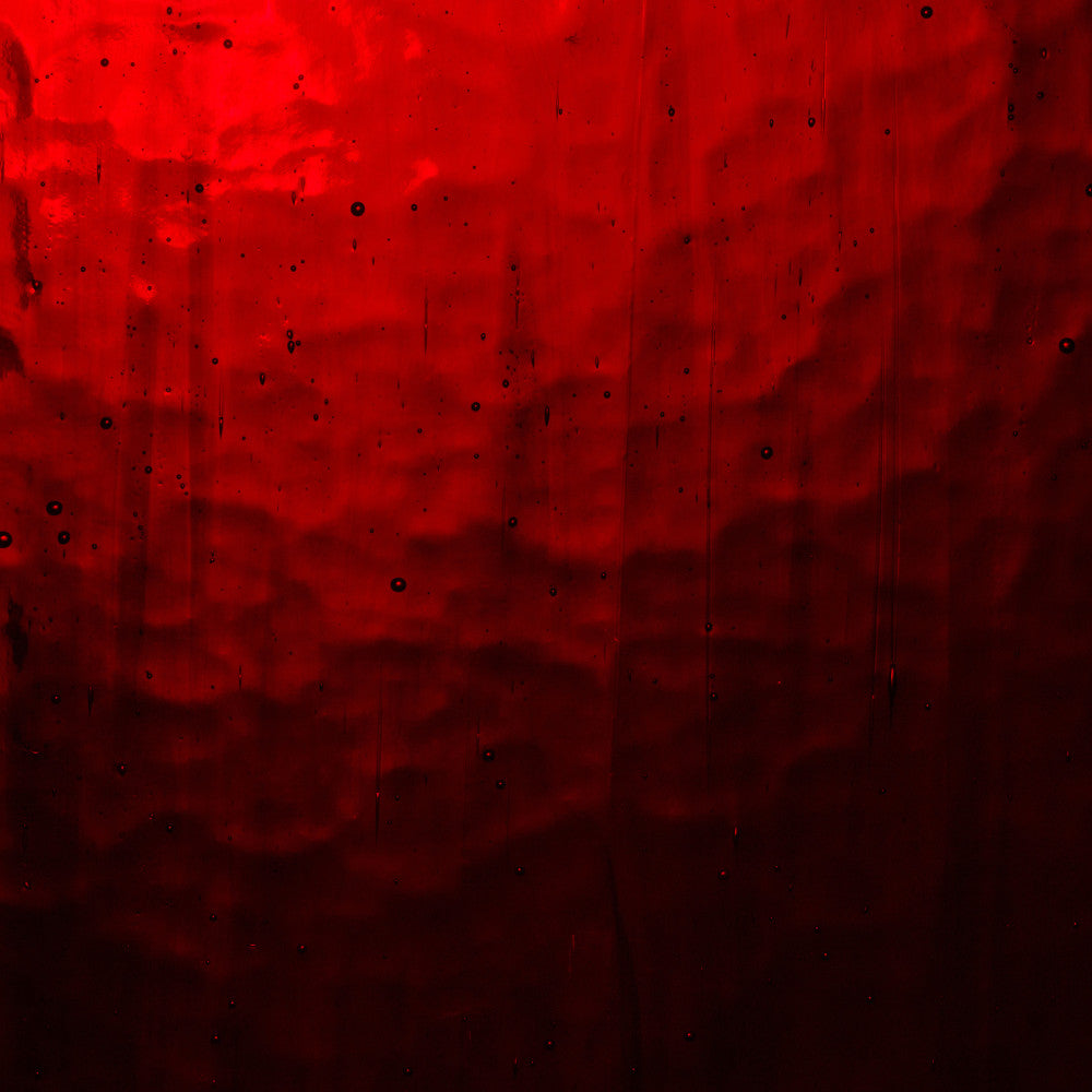 Glass Sheet Red Cathedral (High Transparency & Clarity)