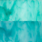 Glass Sheet Green Streaky w/ multi colors