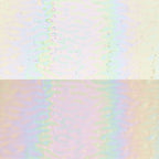 Iridescent Finish Glass Sheet Pastel Cathedral with Ripple Texture