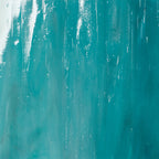 Glass Sheet Blue Streaky w/ multi color